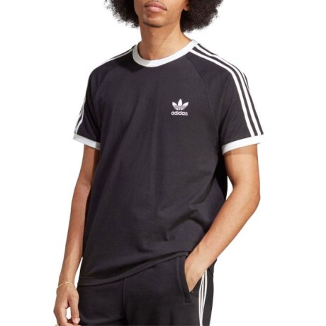 Remera Adidas Moda Hombre 3-Stripes Tee Negro S/C