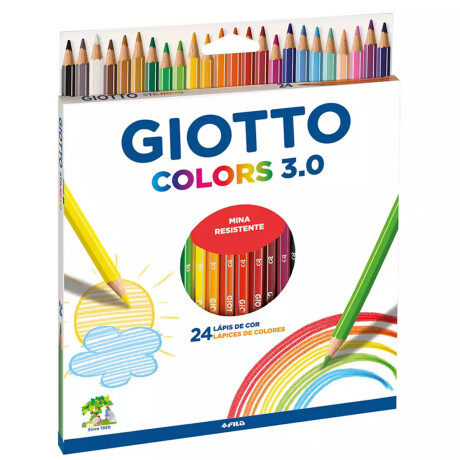 Set Lápices De Colores 3.0 Giotto 24 Unidades Set Lápices De Colores 3.0 Giotto 24 Unidades