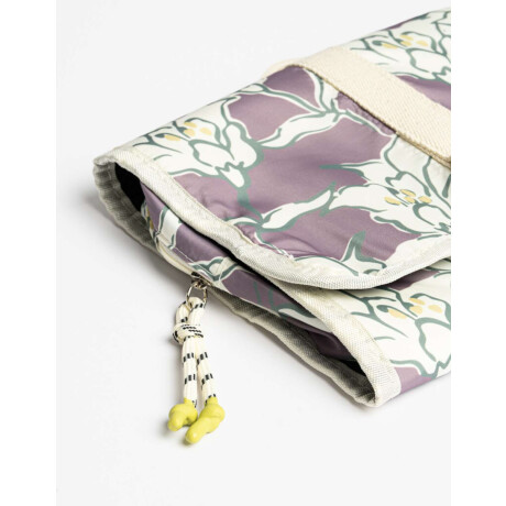 Porta Cosméticos Desplegable Estampado Flores