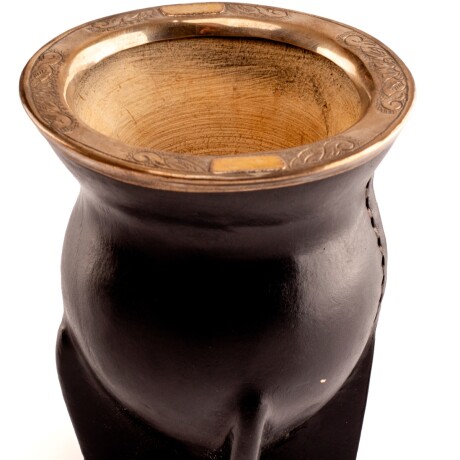 Mate porongo Plata y Oro M19