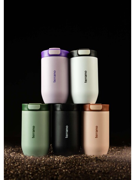 Vaso Térmico Push&Drink 350mL. Blanco