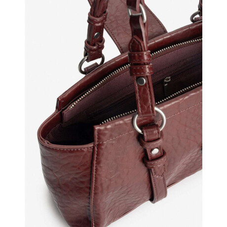 Cartera Formato Baguette Multipocket Rojo Burdeaux