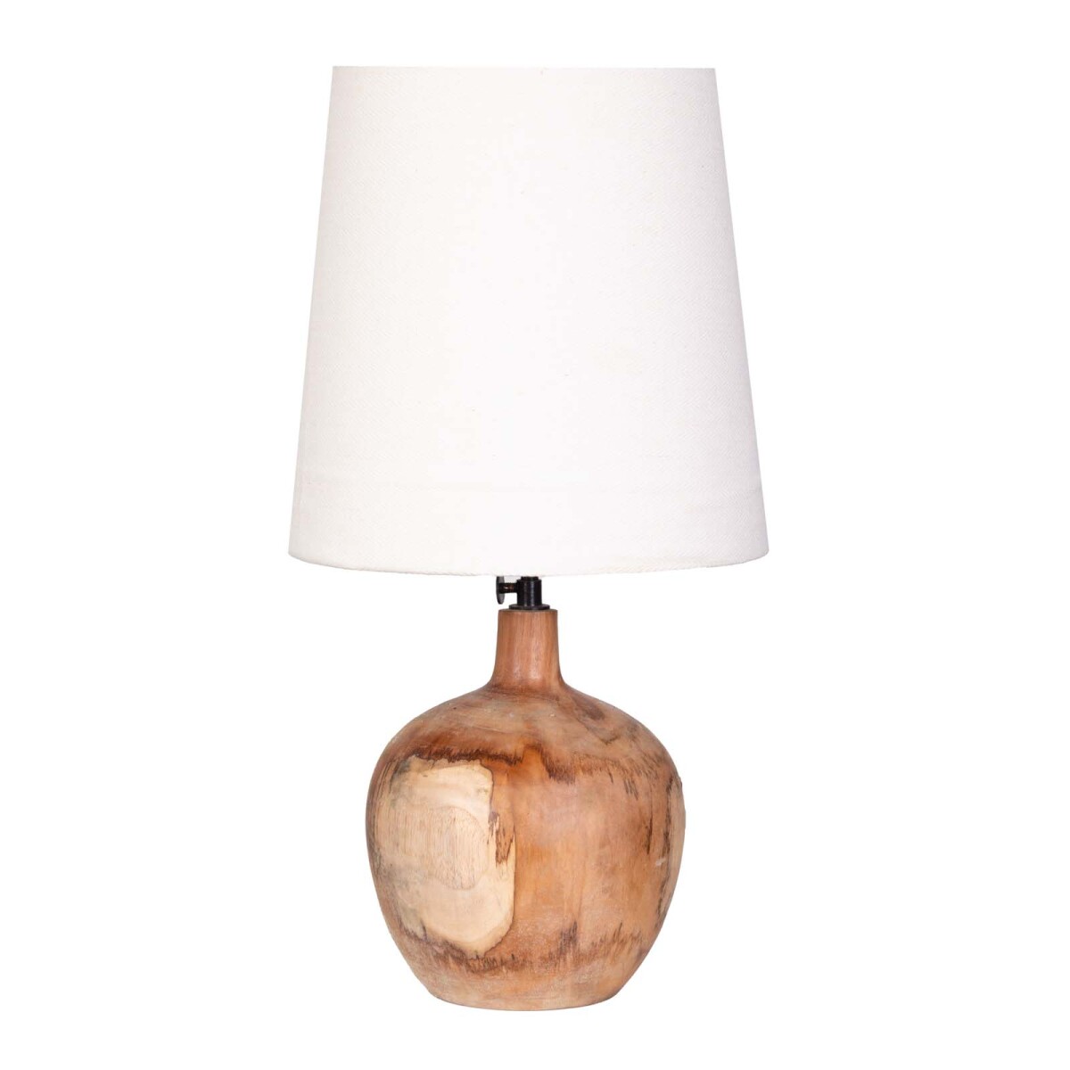 LÁMPARA DE MESA DUNE I - MADERA-DE-TECA NATURAL-BEIGE NATURAL 