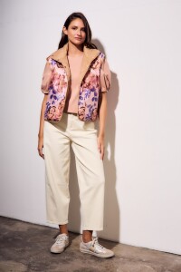 Chaleco Reversible Camel