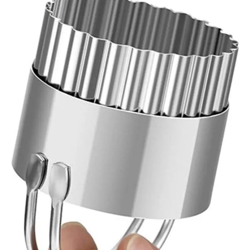 Jgo. de Cortantes borde filo ondas 5 pzas. en acero inox F/DCS-05W Jgo. de Cortantes borde filo ondas 5 pzas. en acero inox F/DCS-05W