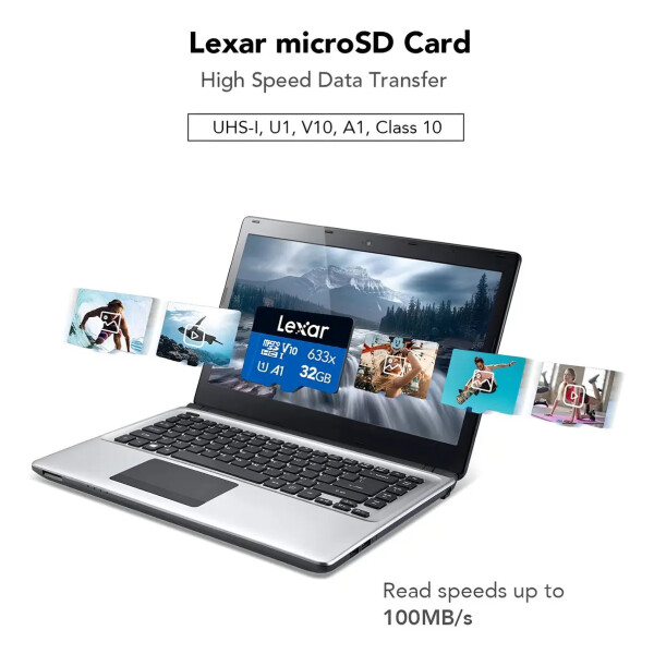 Tarjeta Microsdxc 128 Gb Uhs-i 100 Mb/s Con Adaptador Sd TARJETA MICRO SD LEXAR 128GB 633X