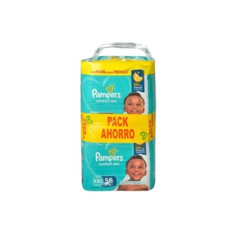 PAMPERS CONFORT SEC FORTE XXG 112 PAÑALES PAMPERS CONFORT SEC FORTE XXG 112 PAÑALES