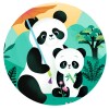 Puzzle Siluetas 42x30cm 24 Pcs 3+ Leo the Panda