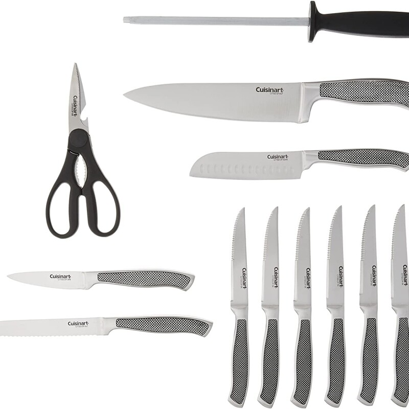 Juego de 13 pzas cuchillos acero inox con soporte Cuisinart Juego de 13 pzas cuchillos acero inox con soporte Cuisinart