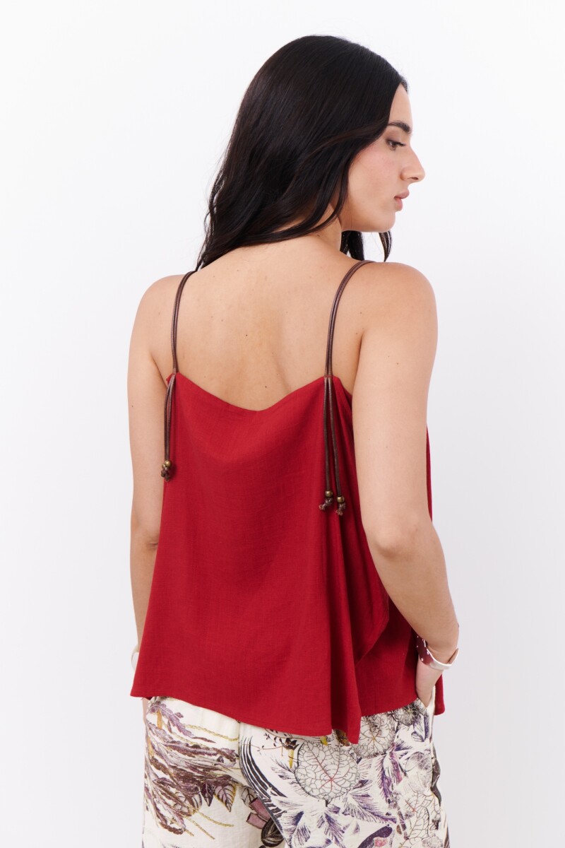MUSCULOSA BALI ROJO