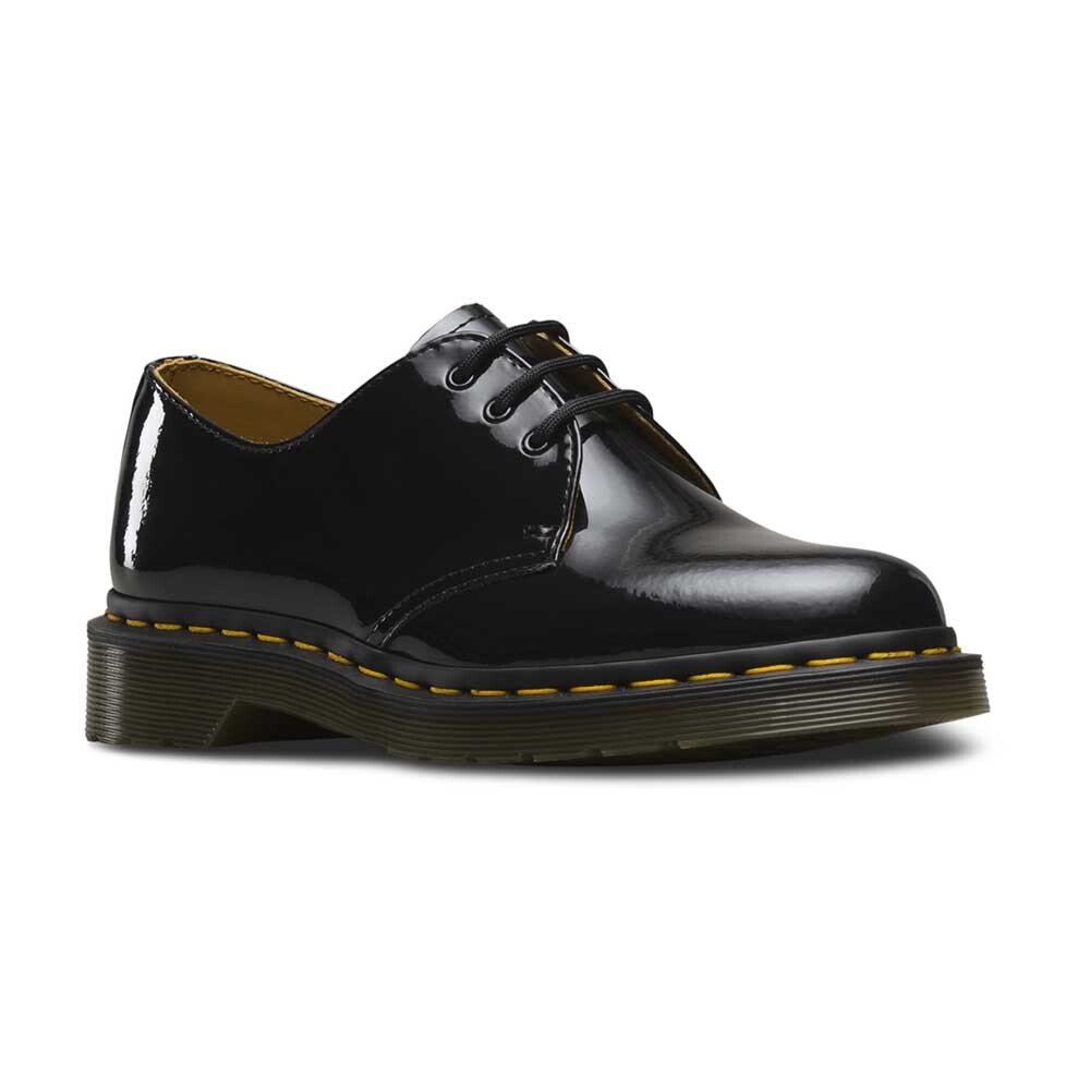 1461 - Mujer Black Patent Lamper