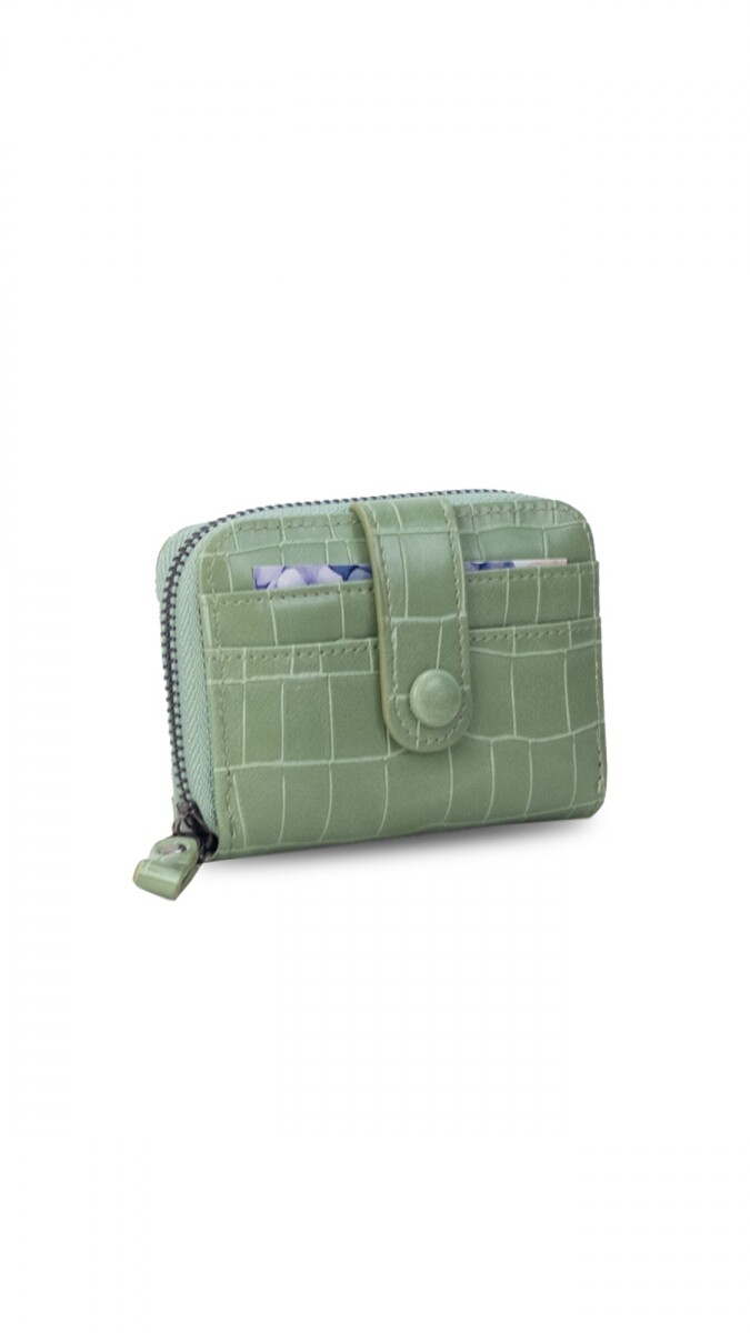 TARJETERO IRINA CROCO - MENTA 