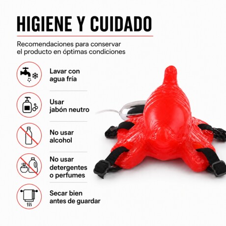 Estimulador Mariposa Con Bala Vibradora Rojo