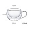 Set de 2 tazas Varenna doble pared en borosilicato 270 ml Set de 2 tazas Varenna doble pared en borosilicato 270 ml