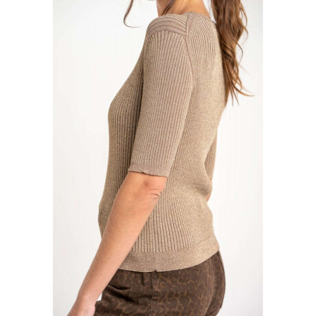Sweater Lurex Beige