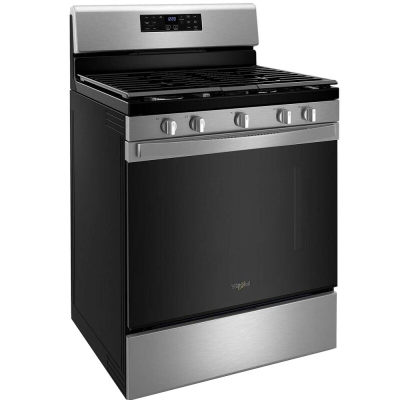 ESTUFA AL PISO WHIRLPOOL, 30", 5 QUEMADORES SELLADOS, A GAS 001