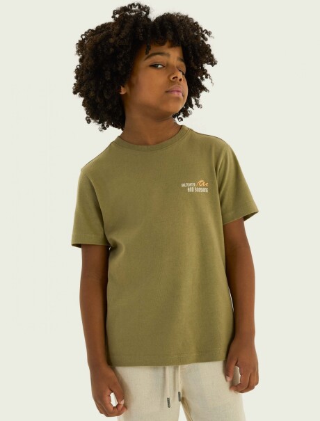CAMISETA PARA NIÑO VERDE
