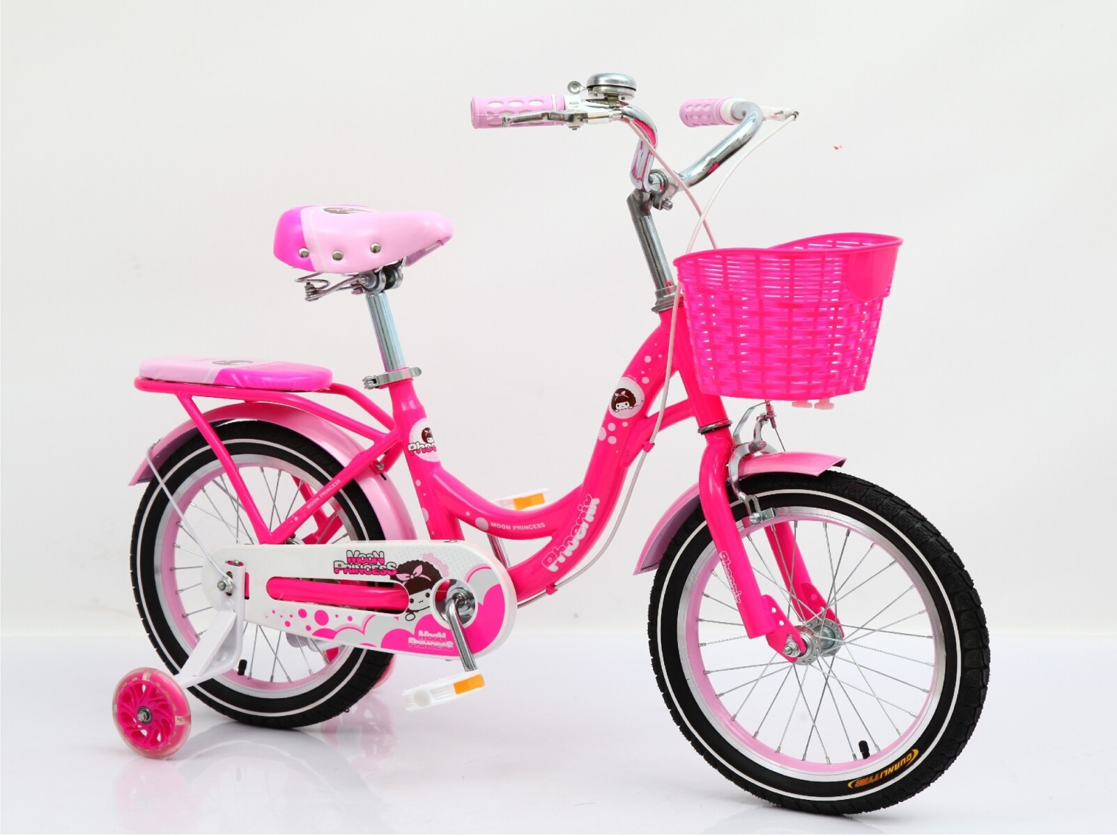 Bicicleta Phoenix Moon Princess Rosada - Rodado 20 