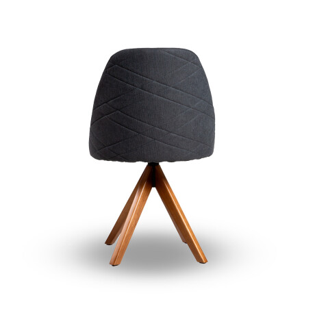 Silla Giratoria Karol 141- Tela Microfibra 226 (Grafito)