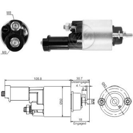 AUTOMATICO DE ARRANQUE HONDA ACCORD N.DENSO ZM AUTOMATICO DE ARRANQUE HONDA ACCORD N.DENSO ZM