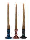 Vela BALDUR A25cm caqui 4 unidades Vela BALDUR A25cm caqui 4 unidades