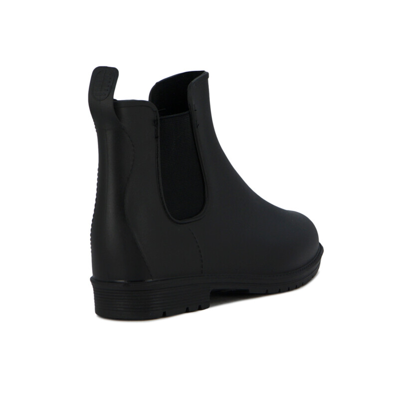 Macri Bota Lluvia Mujer Negro