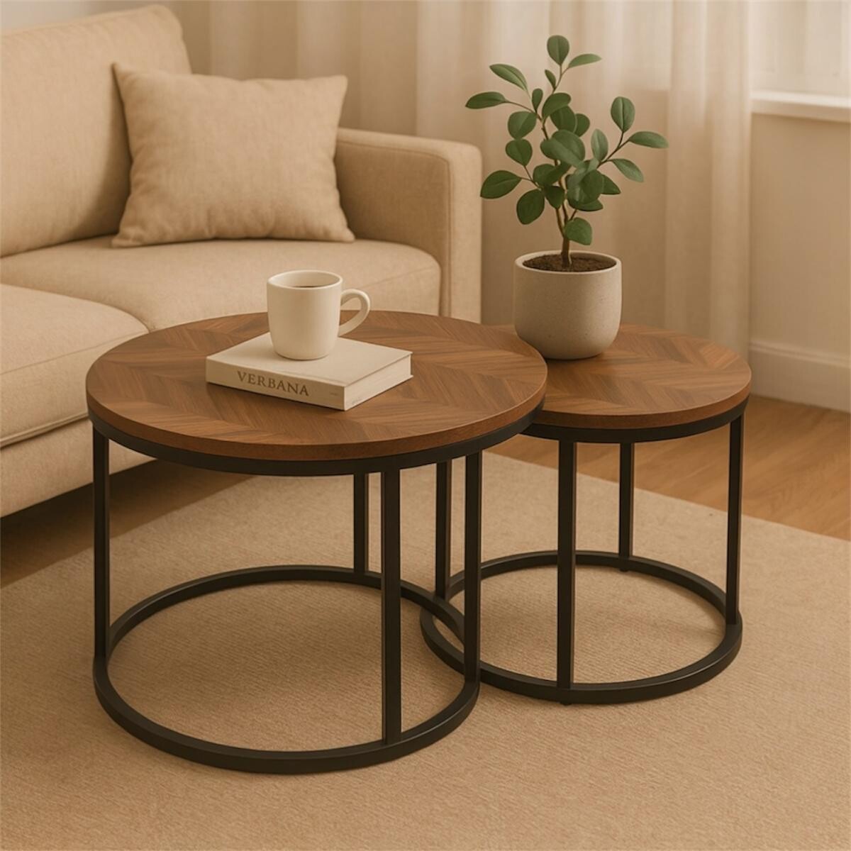 Mesa de Centro Nido Set x2 