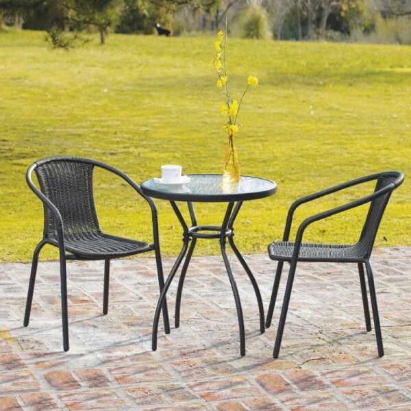MESA DE EXTERIOR REDONDA DE HIERRO - 60 CM MESA DE EXTERIOR REDONDA DE HIERRO - 60 CM