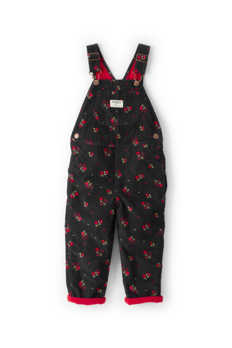 Enterito de pana, diseño floral Sin color