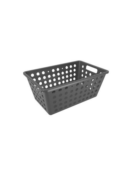 CESTO RECTANGULAR 29x19x12CM COZA GRIS OSC. CESTO RECTANGULAR 29x19x12CM COZA GRIS OSC.