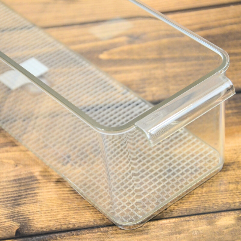 Organizador de acrílico sin tapa TRANSPARENTE