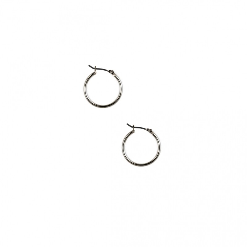 Pe 18Mm Clickit Hoop Silver