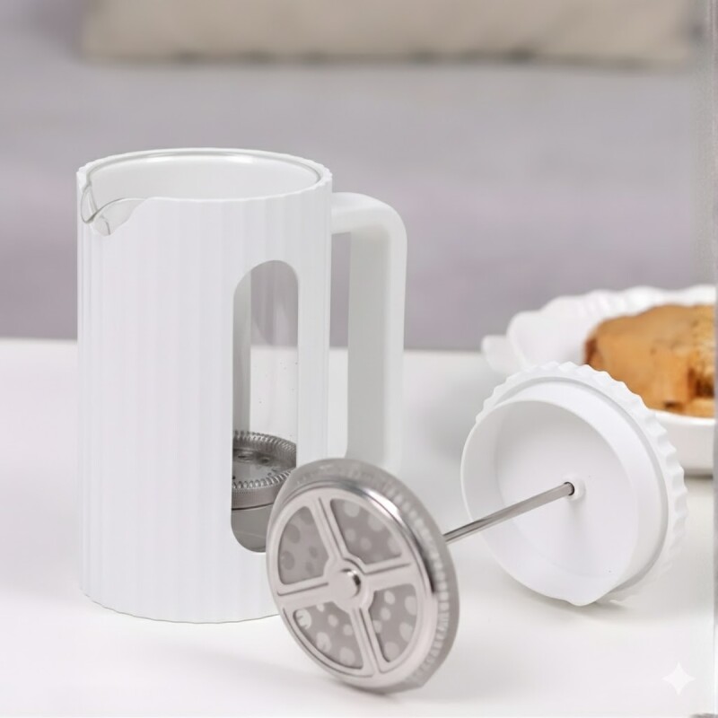 Cafetera francesa 350ml BLANCO