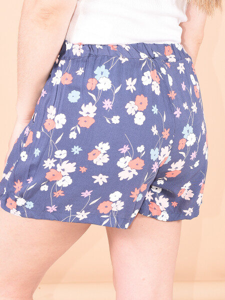 SHORT POLLERA LILI AZUL