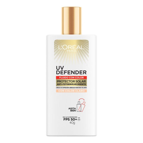 Protector Solar L'Oréal Paris UV Defender Anti Fotoenvejecimiento FPS50 Tono Claro 40gr Protector Solar L'Oréal Paris UV Defender Anti Fotoenvejecimiento FPS50 Tono Claro 40gr