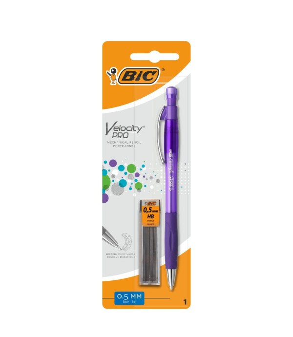 PORTAMINAS BIC VELOCITY 0.5 BL1+12 MINAS S/C