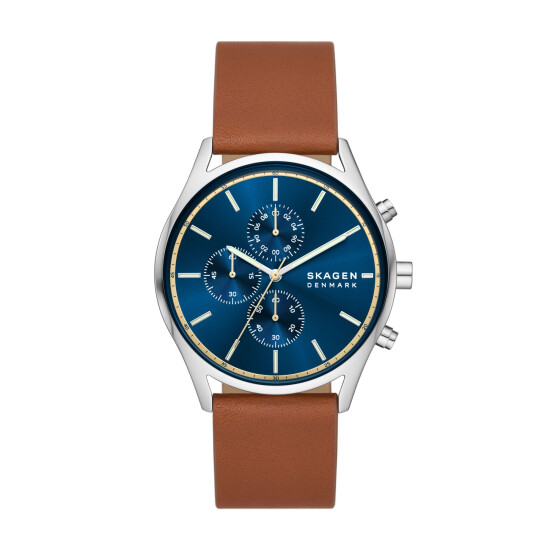 Reloj Skagen Chronograph Cuero Marrón SKW6916 0