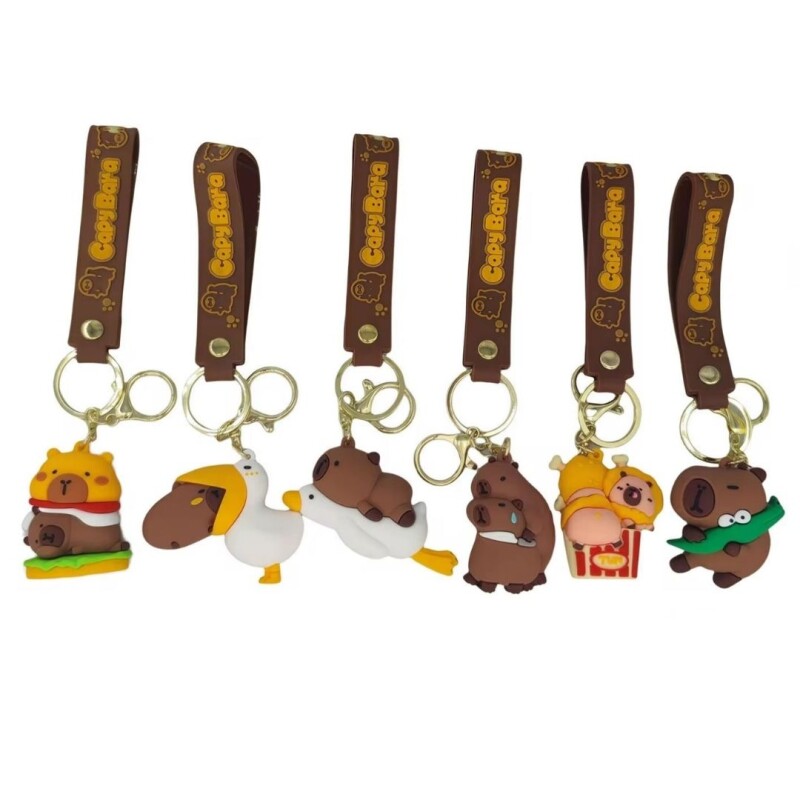 LLAVEROS DE CAPIBARA SURTIDO x1 • 13cm LLAVEROS DE CAPIBARA SURTIDO x1 • 13cm