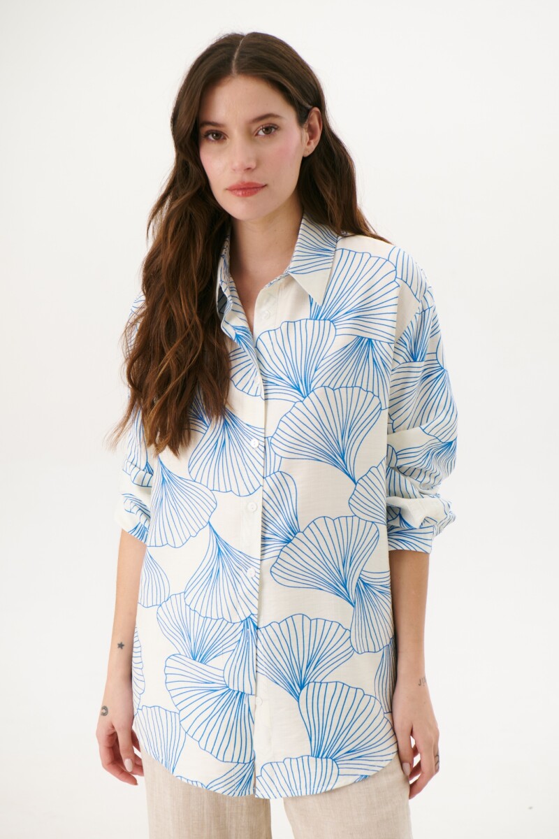 CAMISA GINGKO AZUL