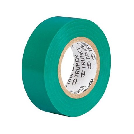 CINTA AISLADORA 19MM.X18MT VERDE (V X MULT.8U) TRUPER M-33V CINTA AISLADORA 19MM.X18MT VERDE (V X MULT.8U) TRUPER M-33V