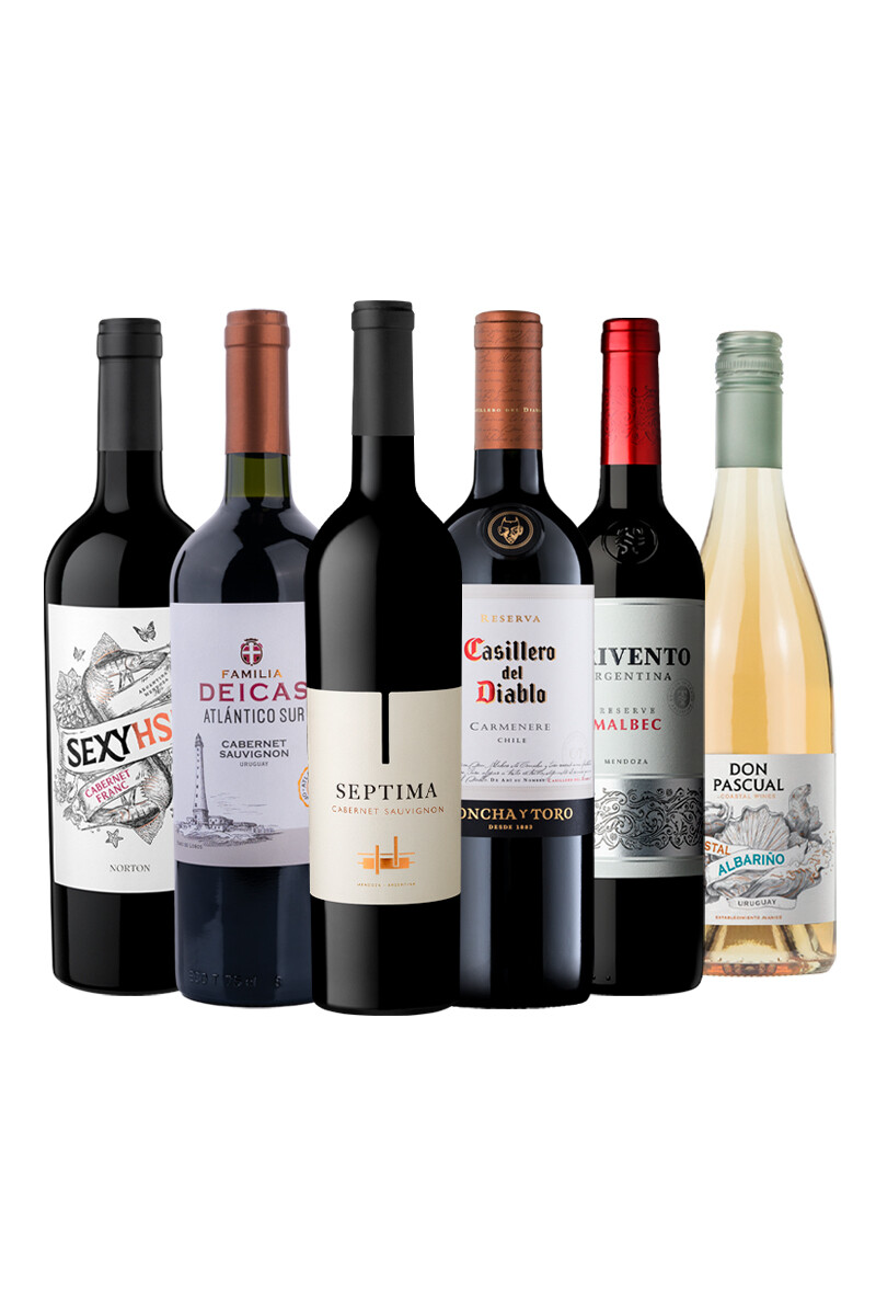Pack Bacán Selección Entre Dos Mundos- Carácter en contraste x6 vinos 