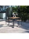 Mesa de balcón HOBRO A70xL70 natural Mesa de balcón HOBRO A70xL70 natural