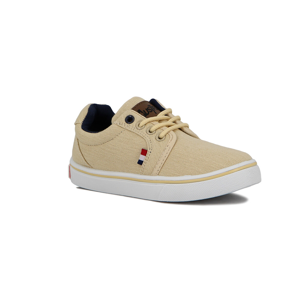 Austral Zapatilla Acordonada Casual - Beige 