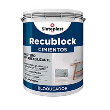 RECUBLOCK CIMIENTOS 12K SINTEPLAST RECUBLOCK CIMIENTOS 12K SINTEPLAST