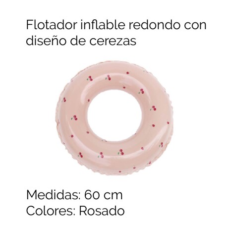 Flotador Inflable Redondo Cereza 60cm Diametro Unica