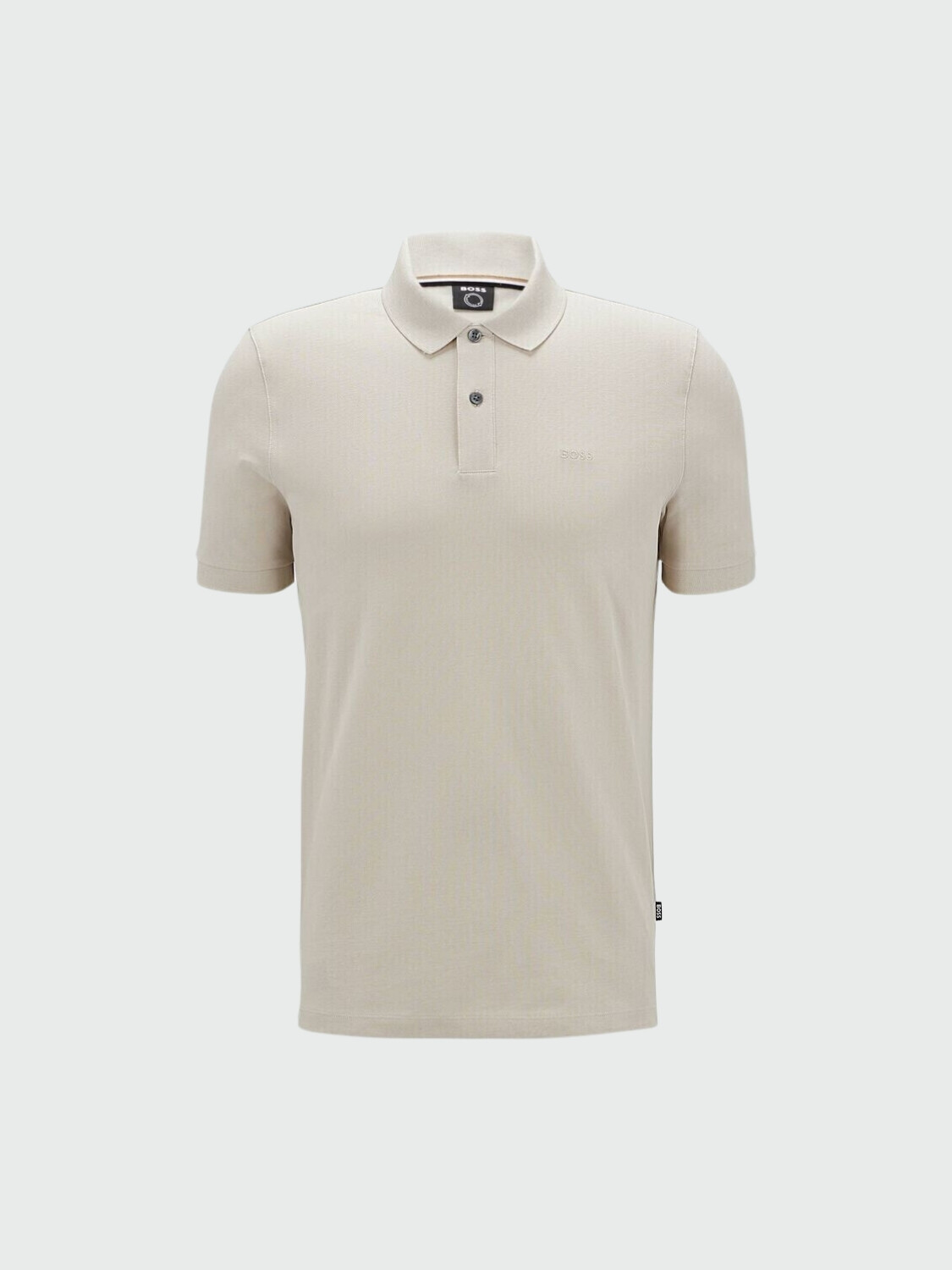 BOSS Polo de Algodón Piqué con Logo Bordado 0