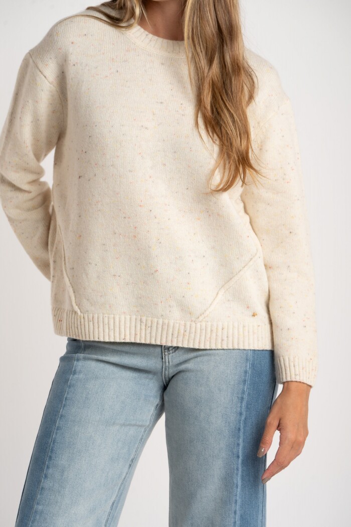 Sweater Lana Nácar