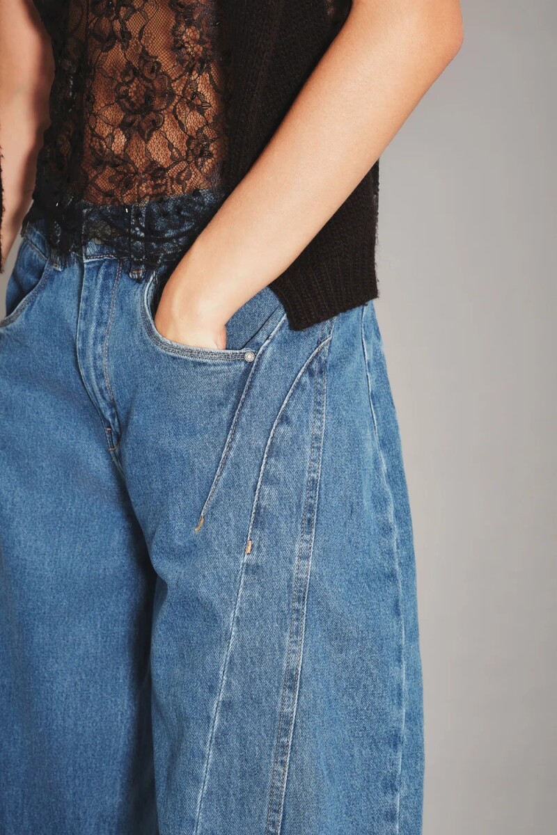 Jean Trash Blue Azul