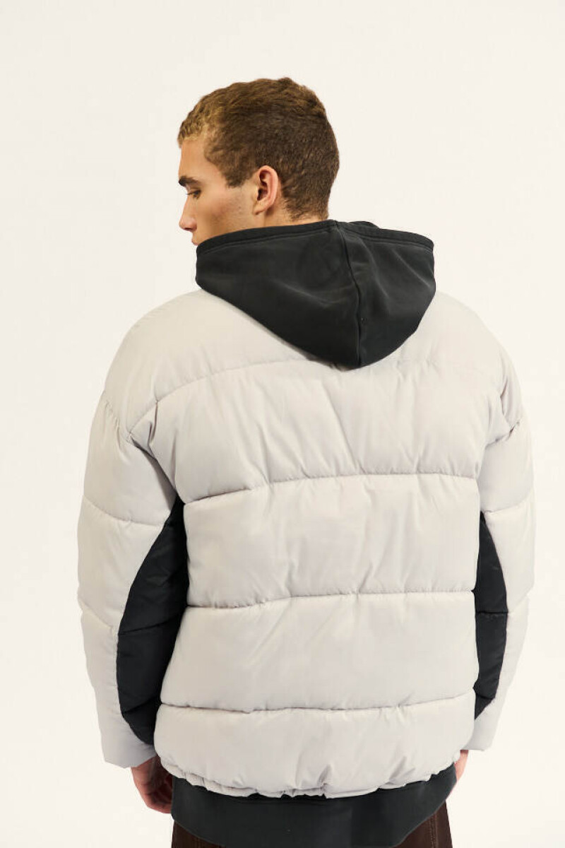CAMPERA ANORAK PUFFER G-gris