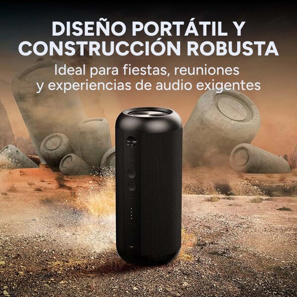 Parlante Bluetooth Portátil Mifa A8 Inalámbrico IPX8 30W Color Negro